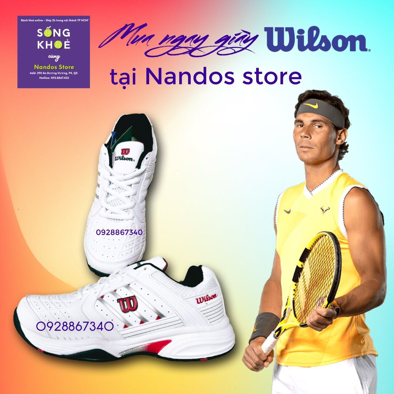 Giày tennis Wilson chuyên sân cứng W103