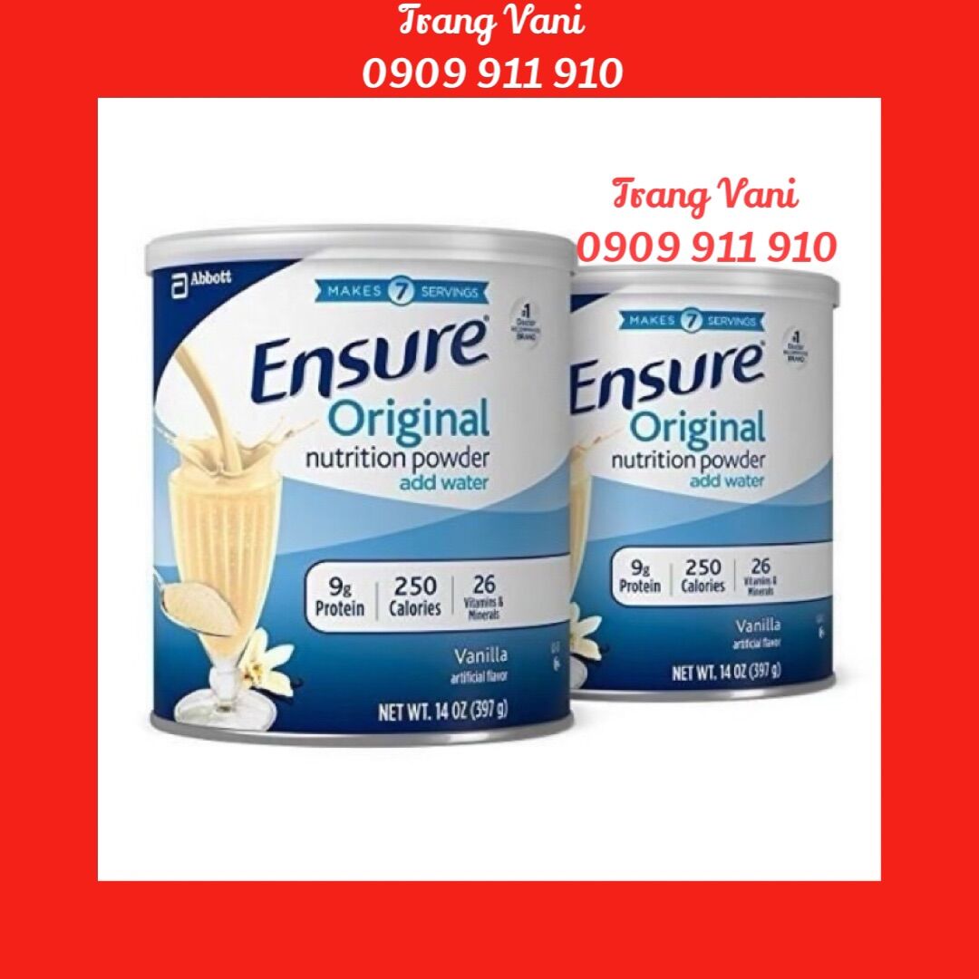 Sữa bột ensure mỹ lon 397g