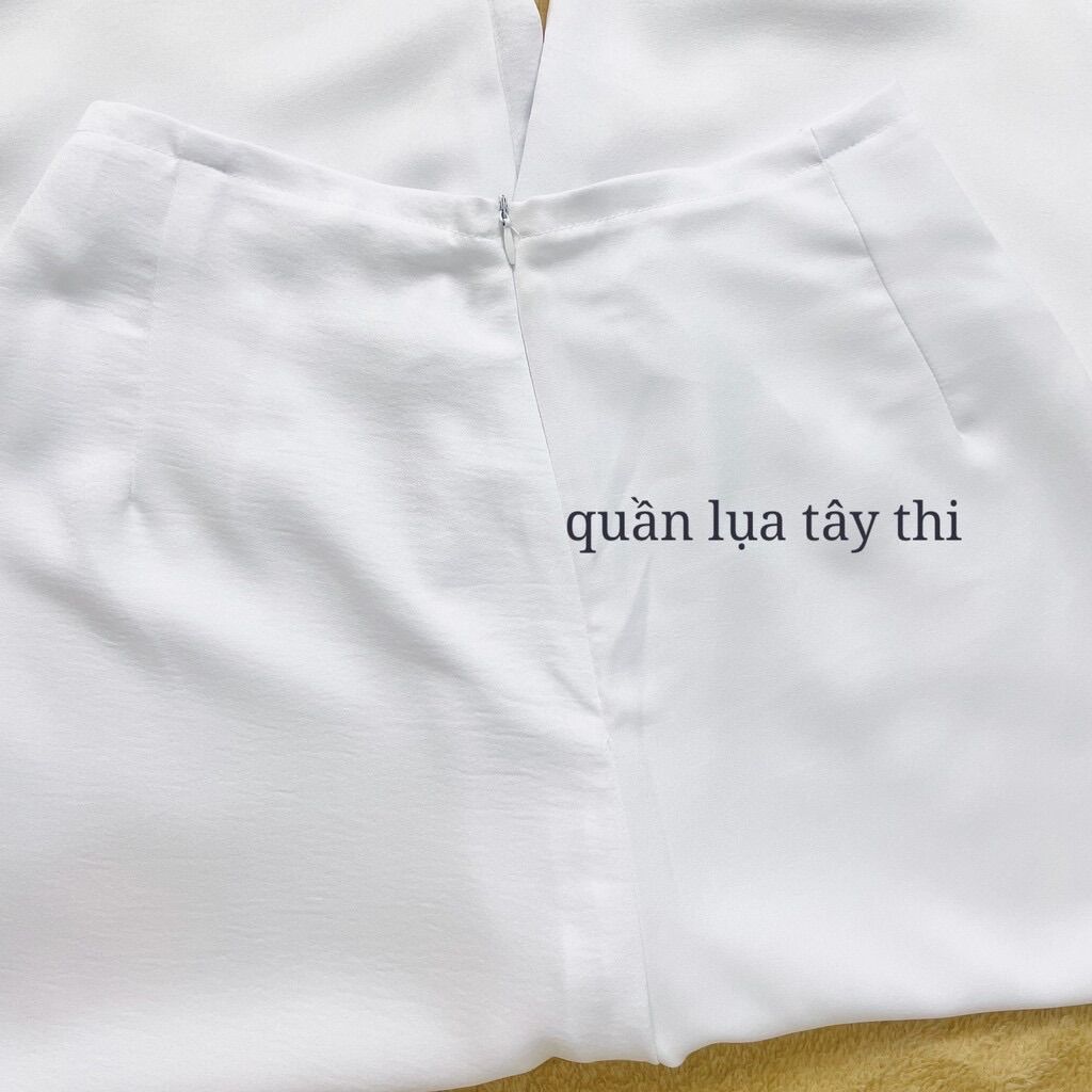 Quần áo dài lụa tây thi dày dặn_quần may sẵn đủ size