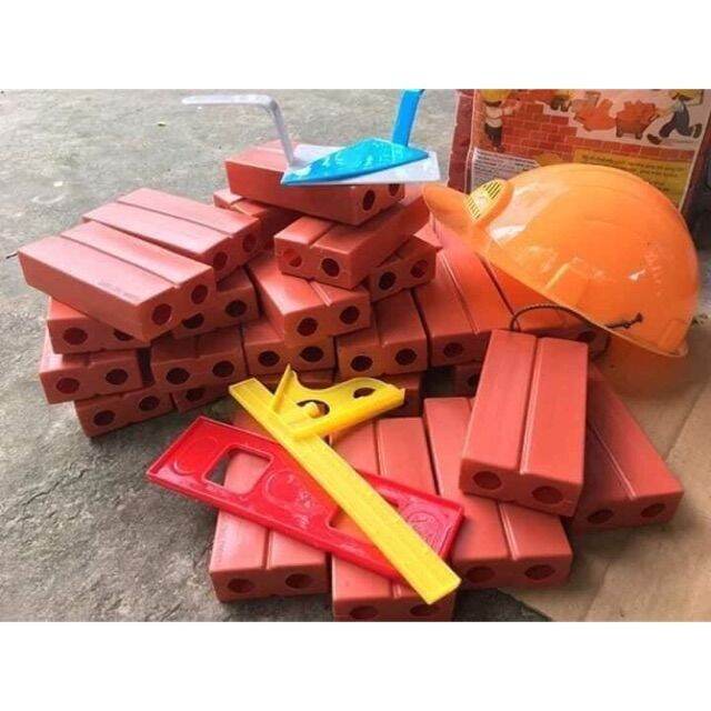 Gạch nhựa xây dựng, xây nhà an toàn cho bé