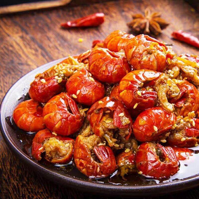 Tôm hùm đất món ăn vặt Trung Hoa