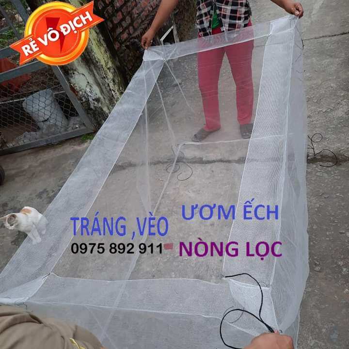 lồng - tráng nuôi ếch - cho người tập nuôi