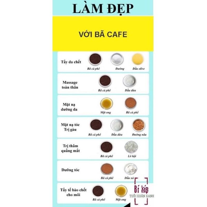 1kg Bã cà phê khô sạch thơm