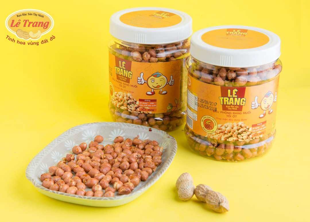 Đậu phộng rang muối tỏi ớt Lê Trang