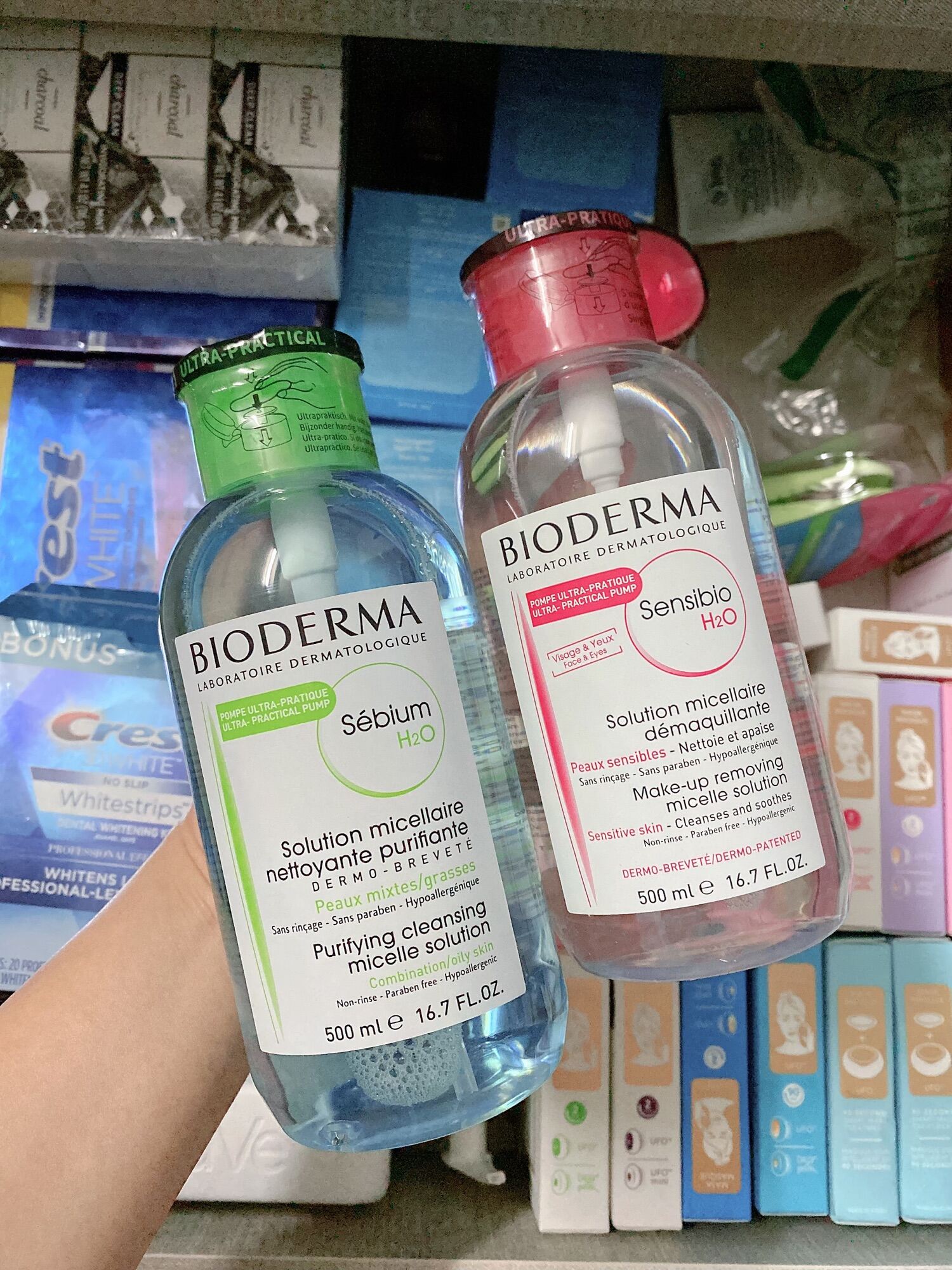 Nước Tẩy Trang Bioderma 500Ml Nắp Nhấn