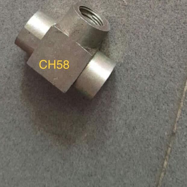 T sắt ren 13 thuỷ lực