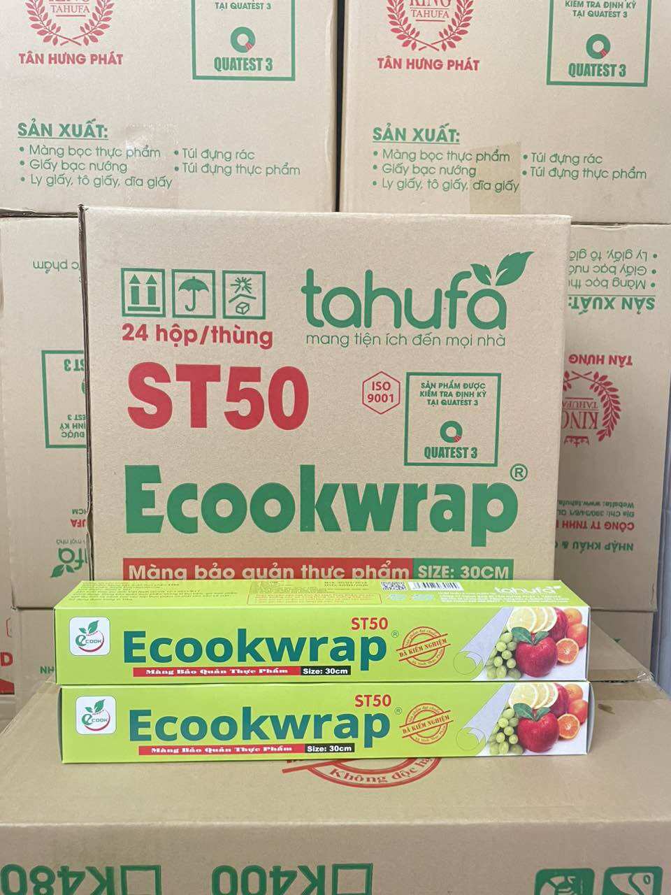 MÀNG BỌC THỰC PHẨM ECOOKWRAP ST50 - SIZE 30CM