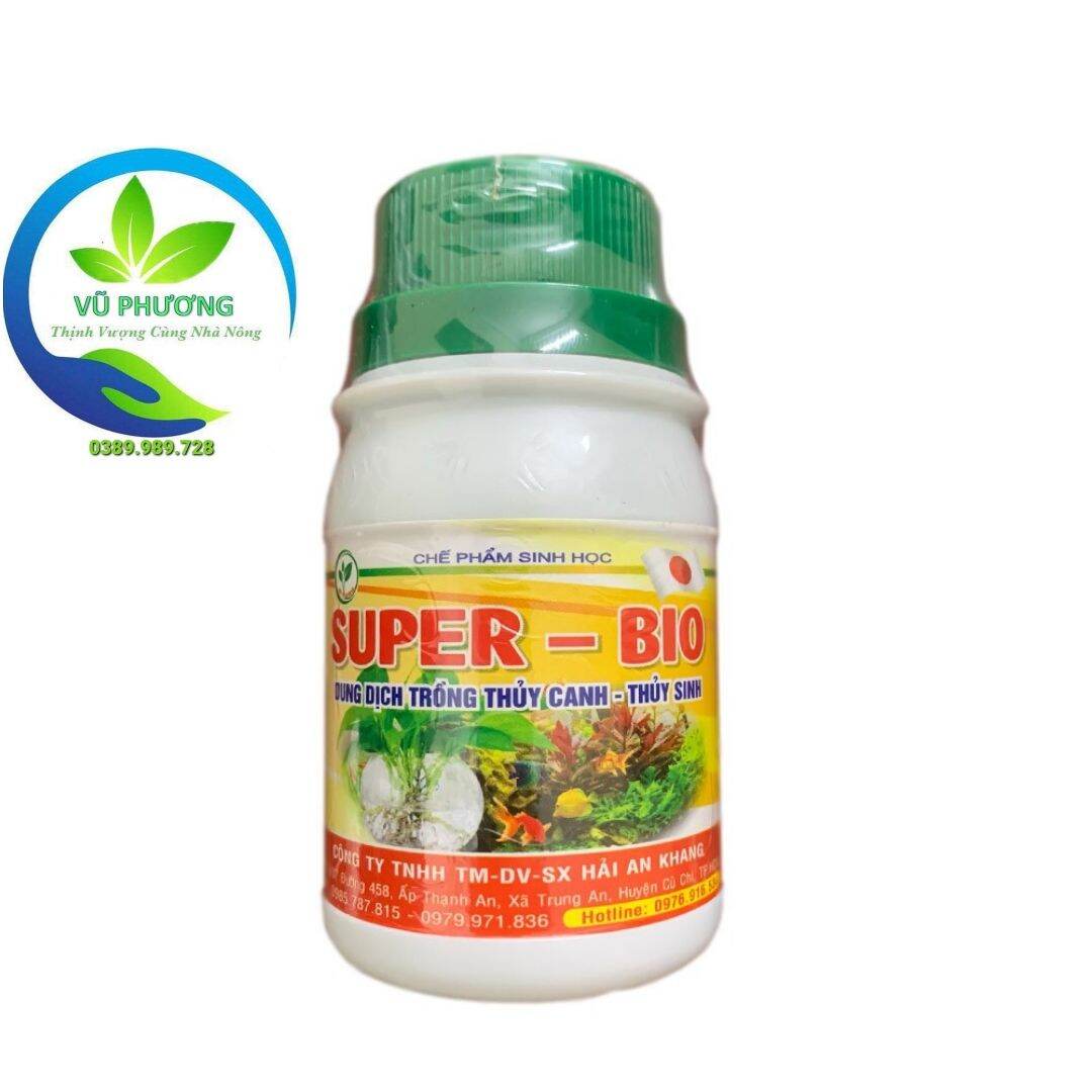 Dung dịch trồng thủy canh, thủy sinh Super - Bio chai 100ml