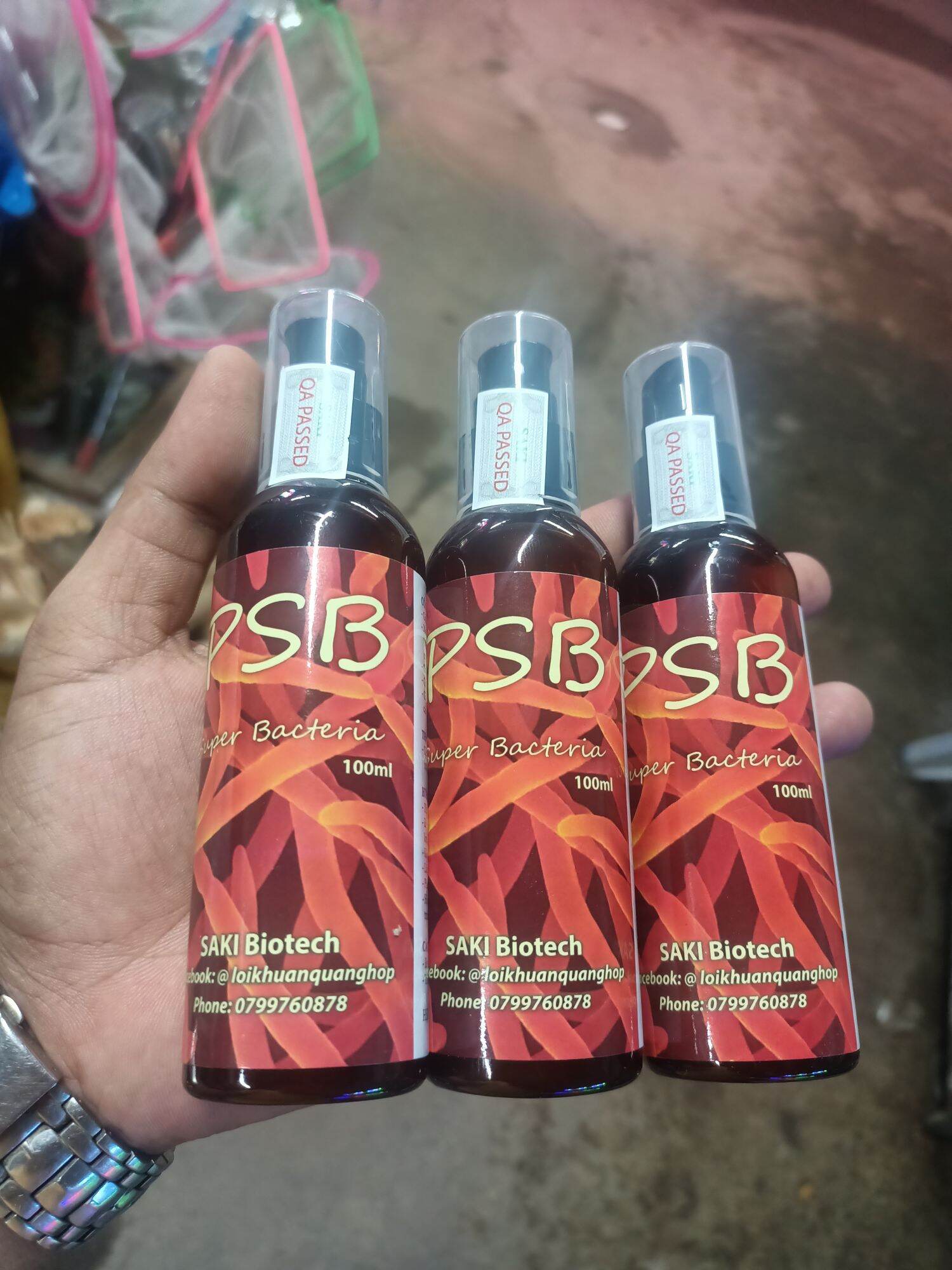 VI SINH PSB , VI SINH LÀM TRONG NƯỚC ( CHAI 100ML )