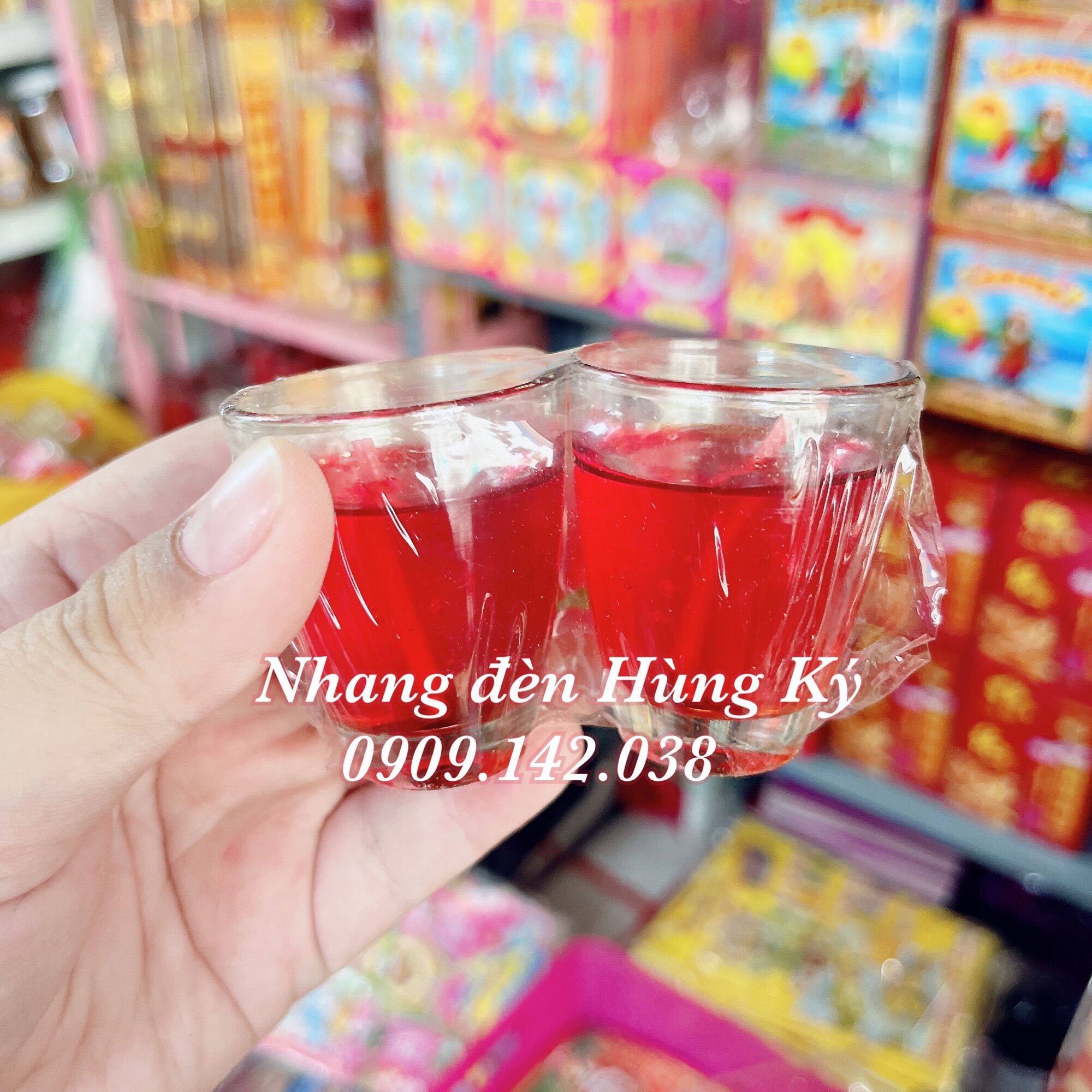 Đèn cầy ly rượu số 1