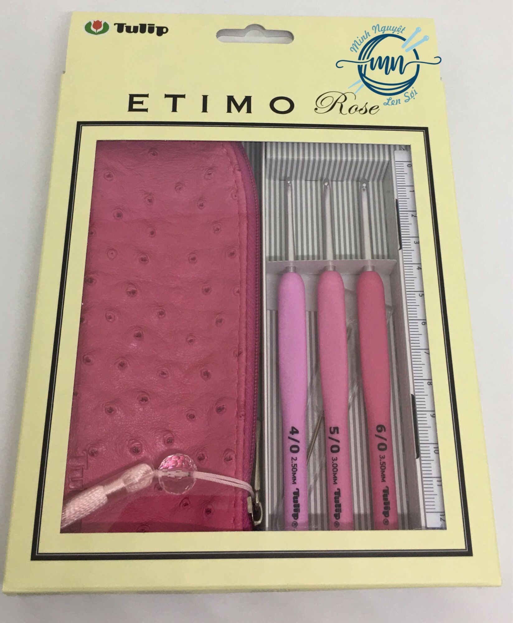 Bộ kim móc Tulip Etimo Rose - 3 kim