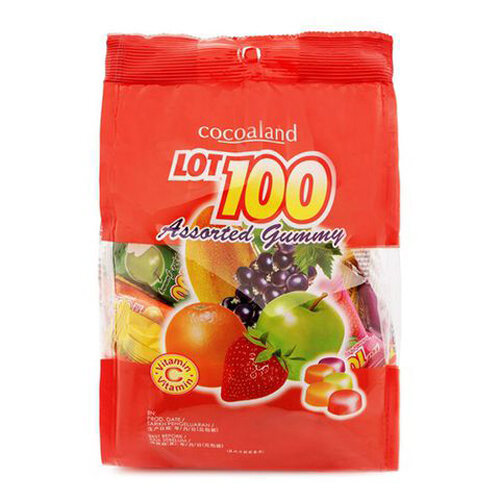 Kẹo Richy Cocoaland LOT 100 hoa quả tổng hợp gói 320g