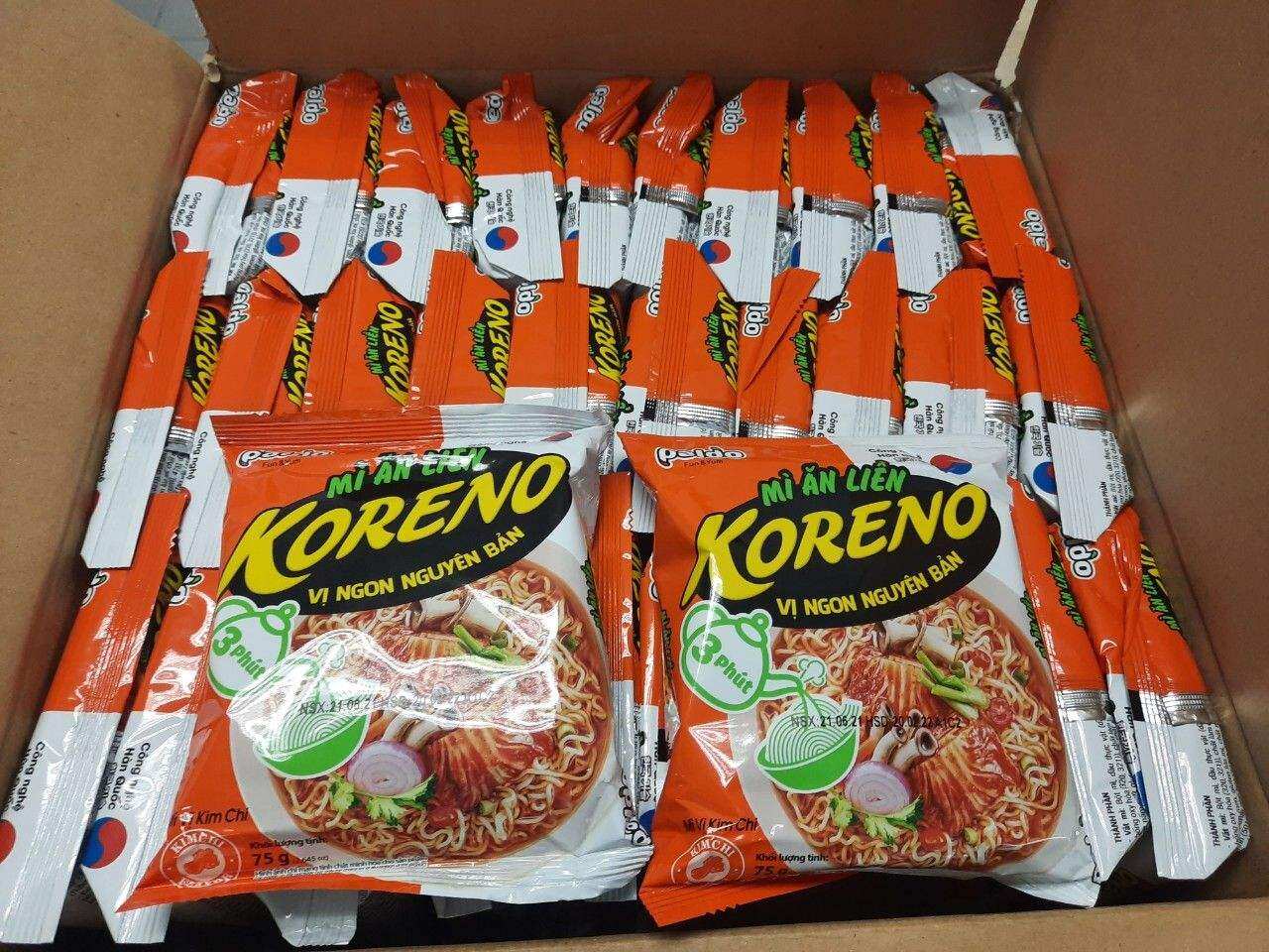 combo 10 gói mì koreno vị bò