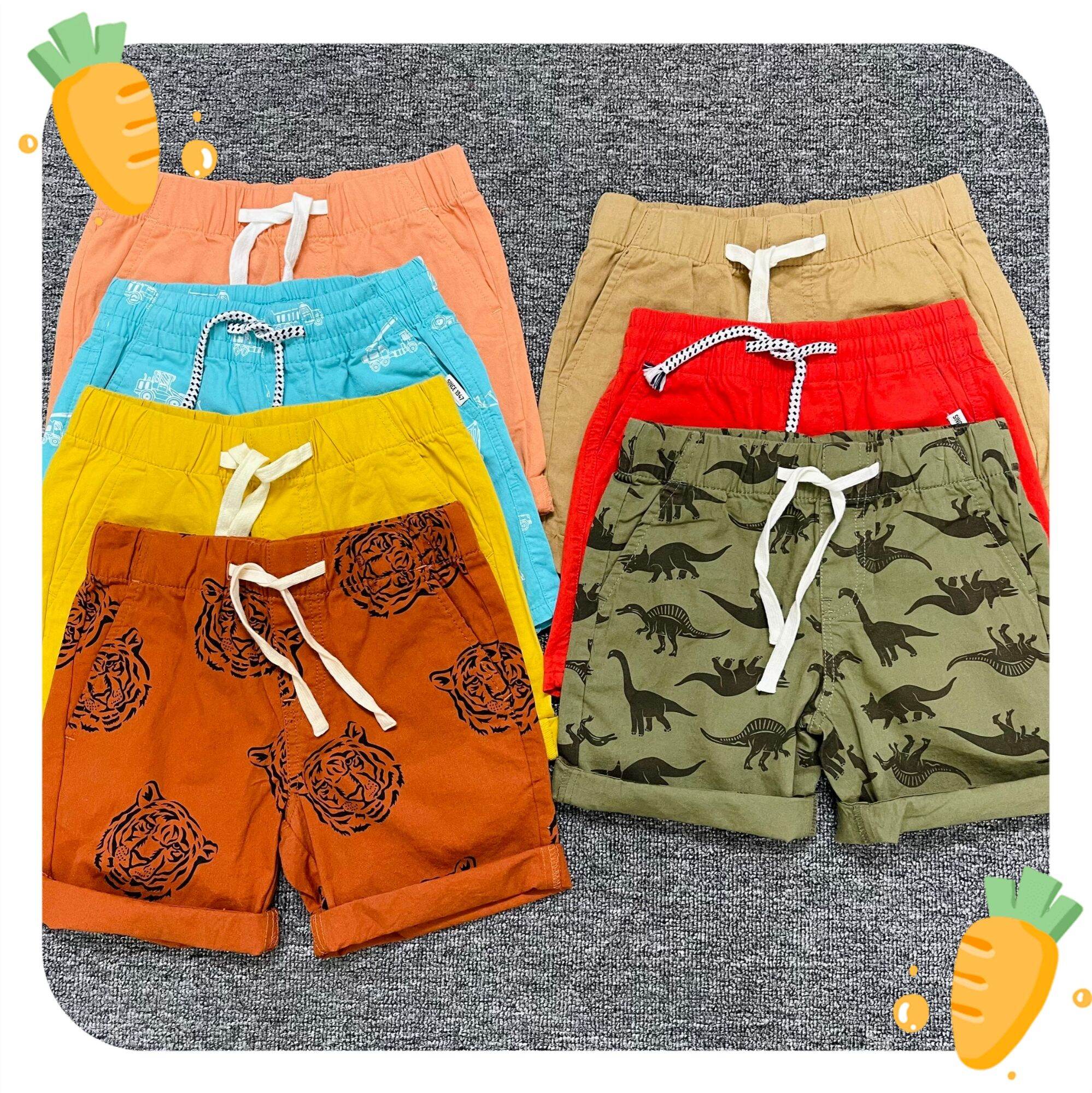 Quần short kaki bé trai hm từ 6 tuổi, 7 tuổi, 8 tuổi, 9 tuổi, 10 tuổi.