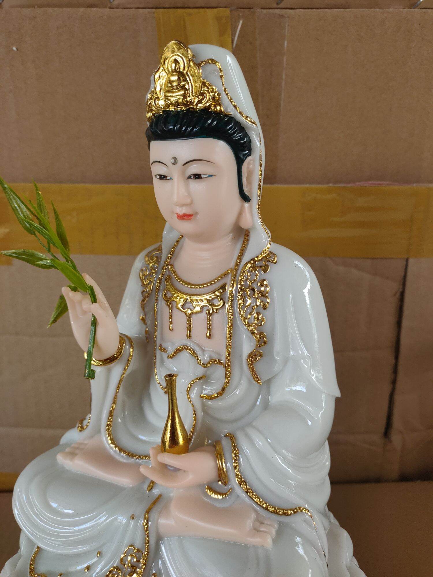Tượng Quan Âm Bồ Tát cao 30cm