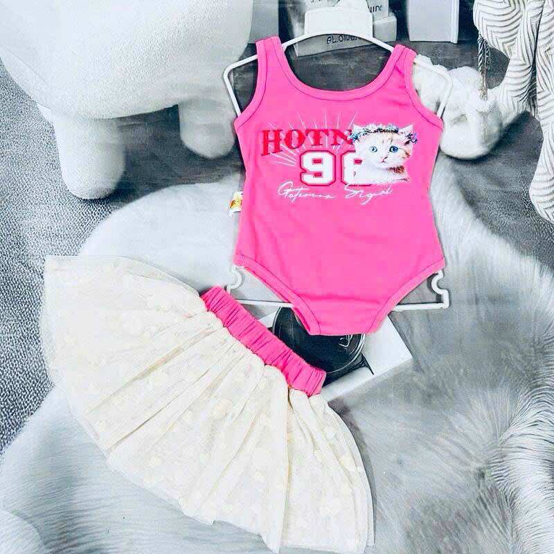 Đồ Bơi Liền Thân Kèm Váy Rời 2 Chi Tiết Bé Gái Đi Biển Đi Bơi
