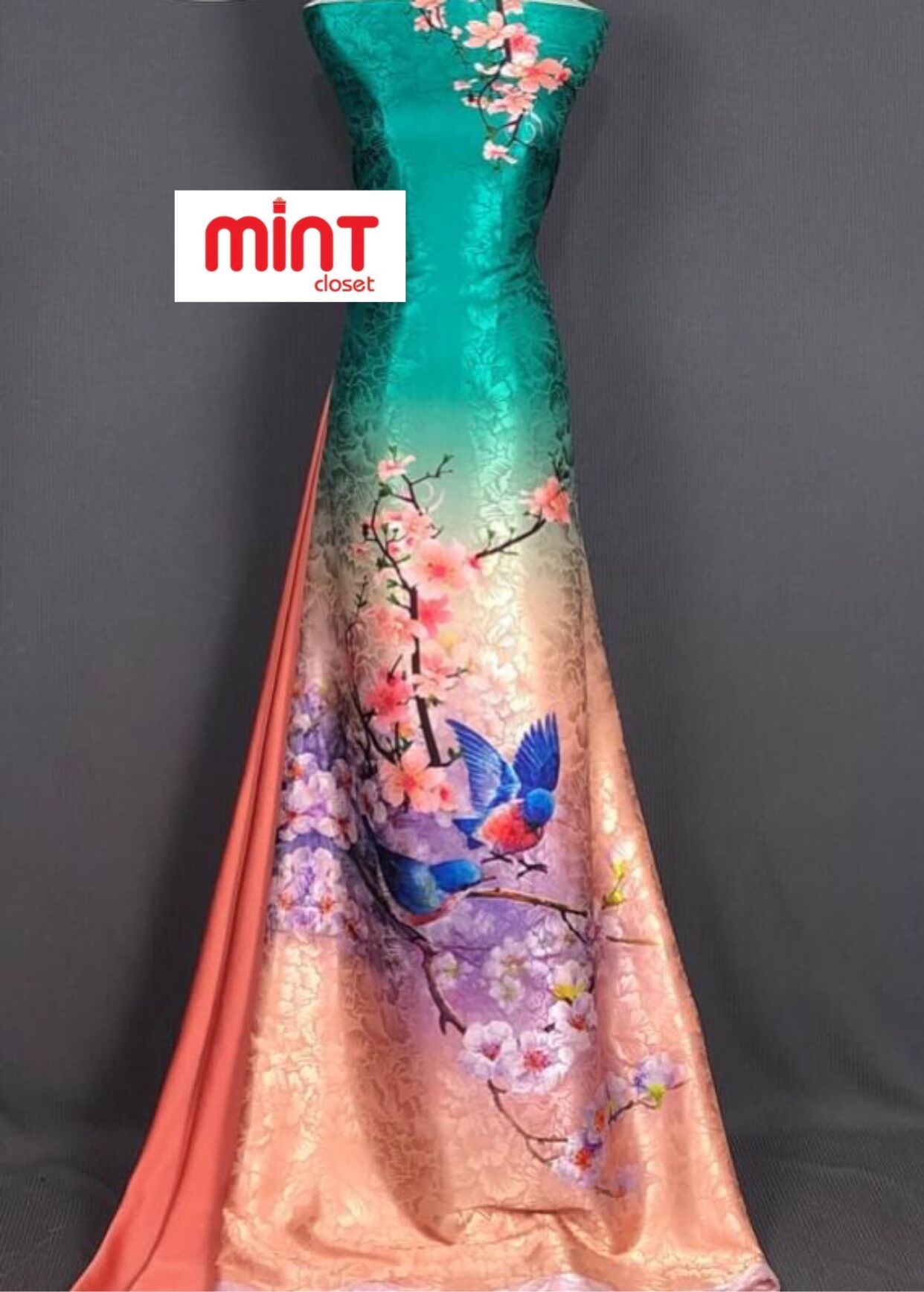 Vải gấm lụa cao cấp mã 041221