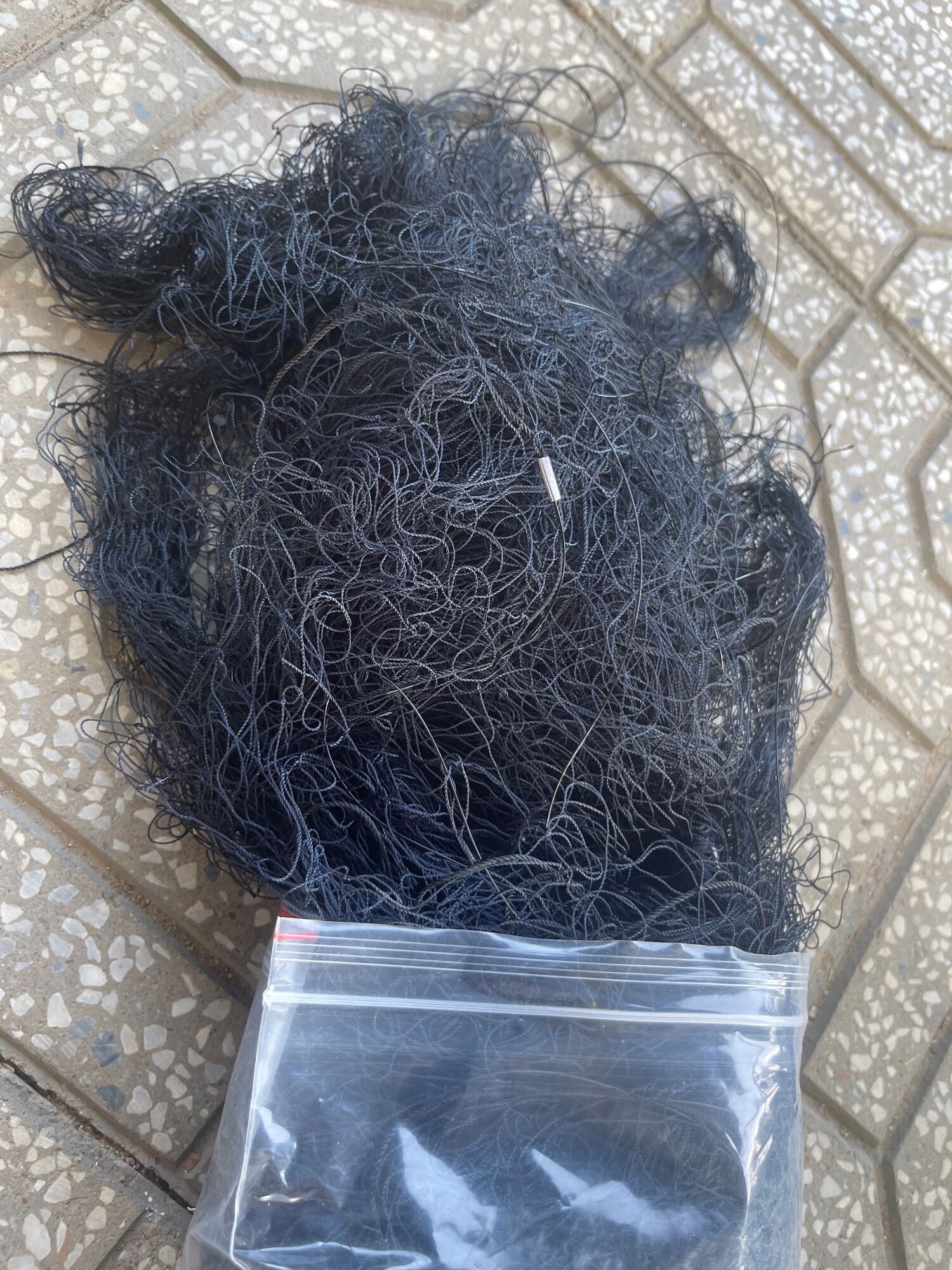 50m lưới lùa gà rừng cao 3.5m dài 50m màu đen tàng hình .lưới đã thắt chống xô thắt chống gió viền chì đầy đủ về chỉ viên giăng bẫy .