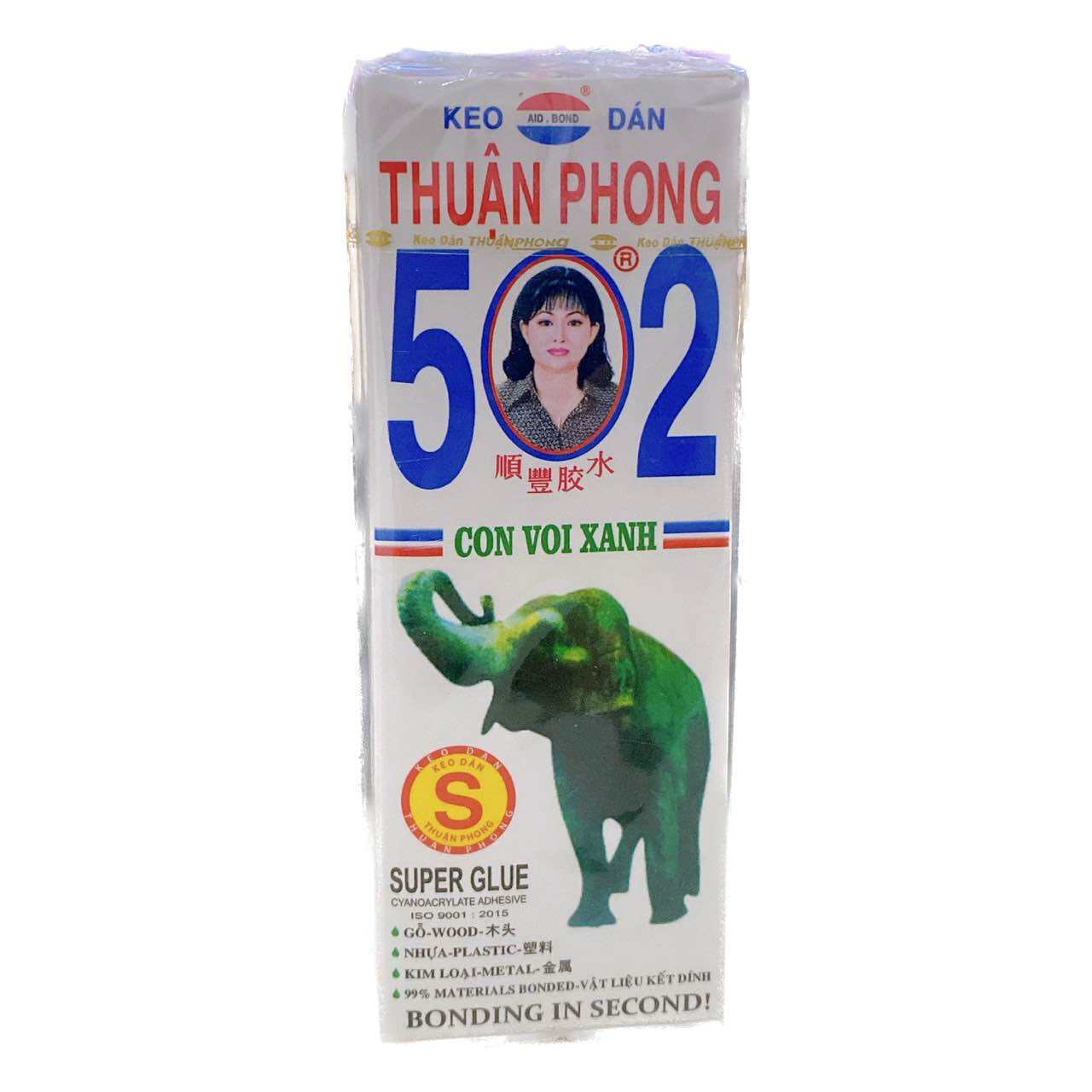 CHAI KEO DÁN SẮT 502 THUẬN PHONG CHỮ S ( DATE MỚI 12 THÁNG)