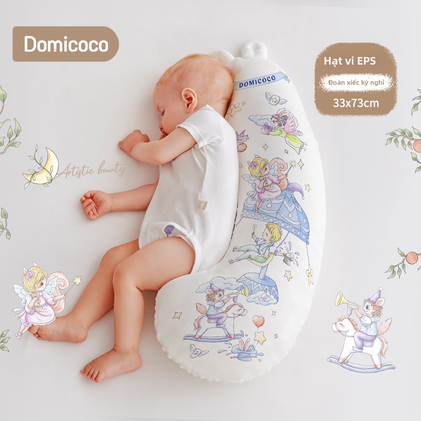 Domicoco | Gối Đa Năng Chống Sốc Cho Bé