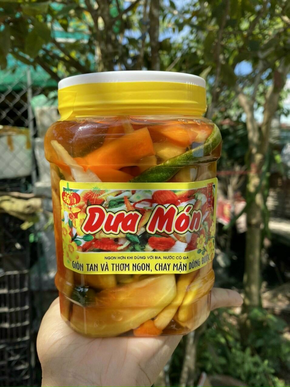Hũ 1kg dưa món chay mặn đều dùng được