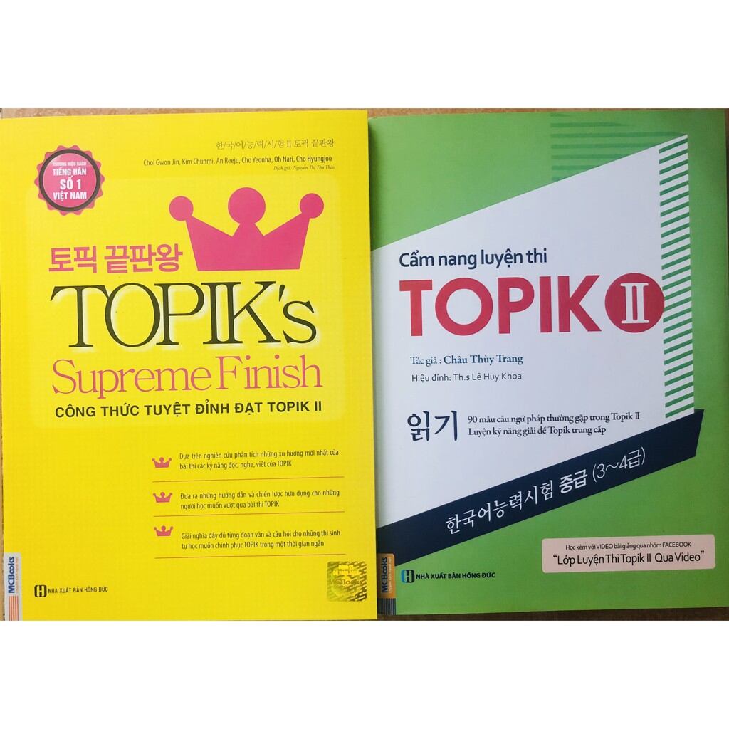 Topik công thức tuyệt đỉnh đạt Topik II combo 2 quyển