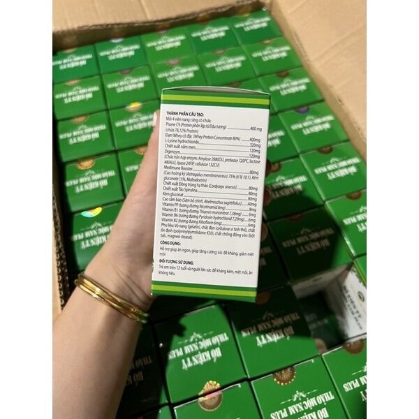 SÂM BỔ KIỆN THẢO MỘC NAM PLUS MẪU MỚI
