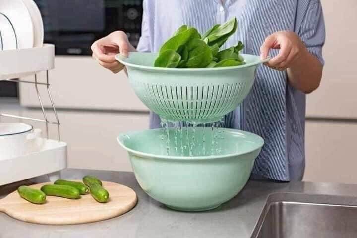 Bộ Thau Rổ Inochi cao cấp 30cm