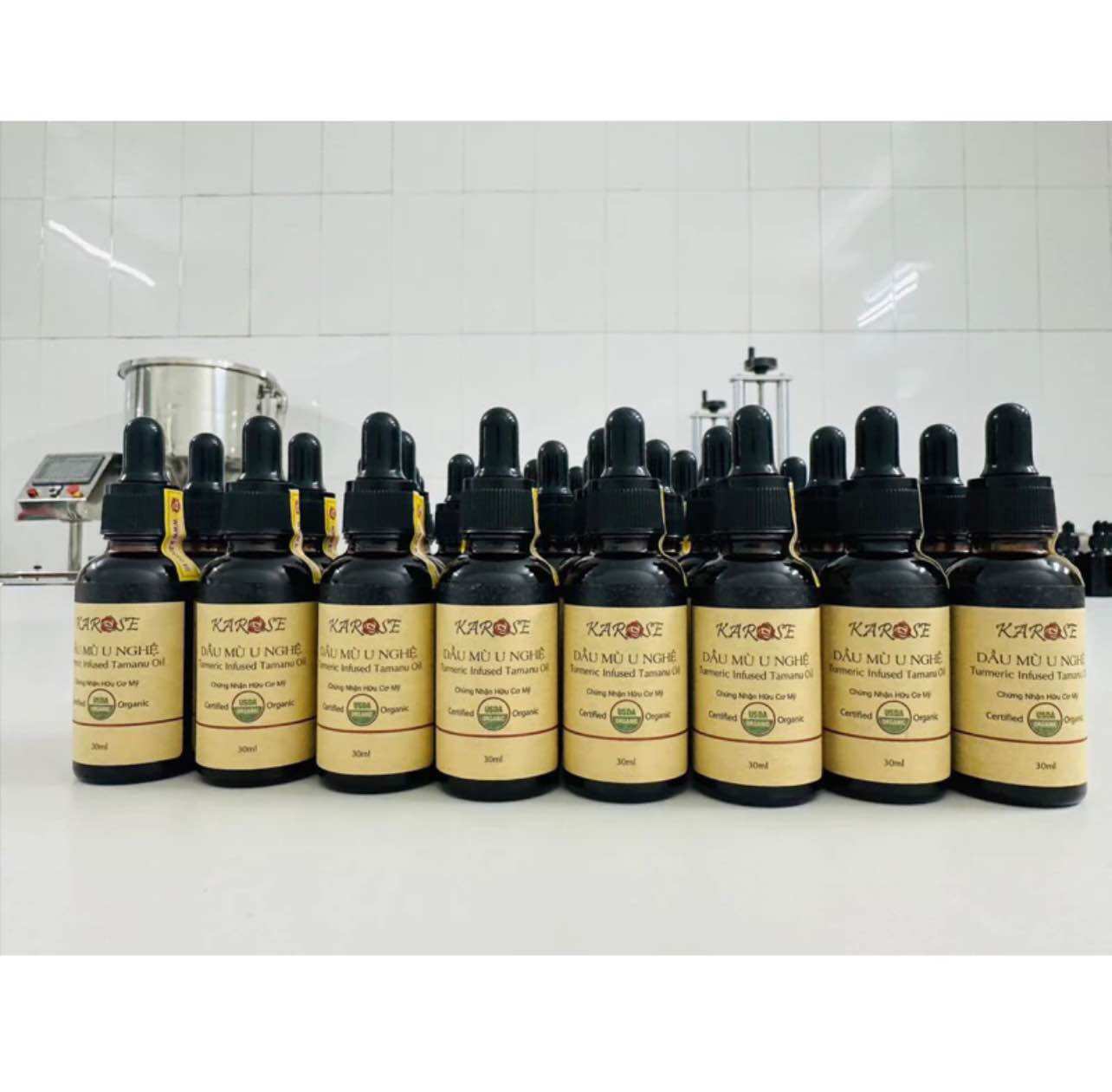 Dầu mù u nghệ Karose (30ml) dưỡng da, dùng cho cả da mụn