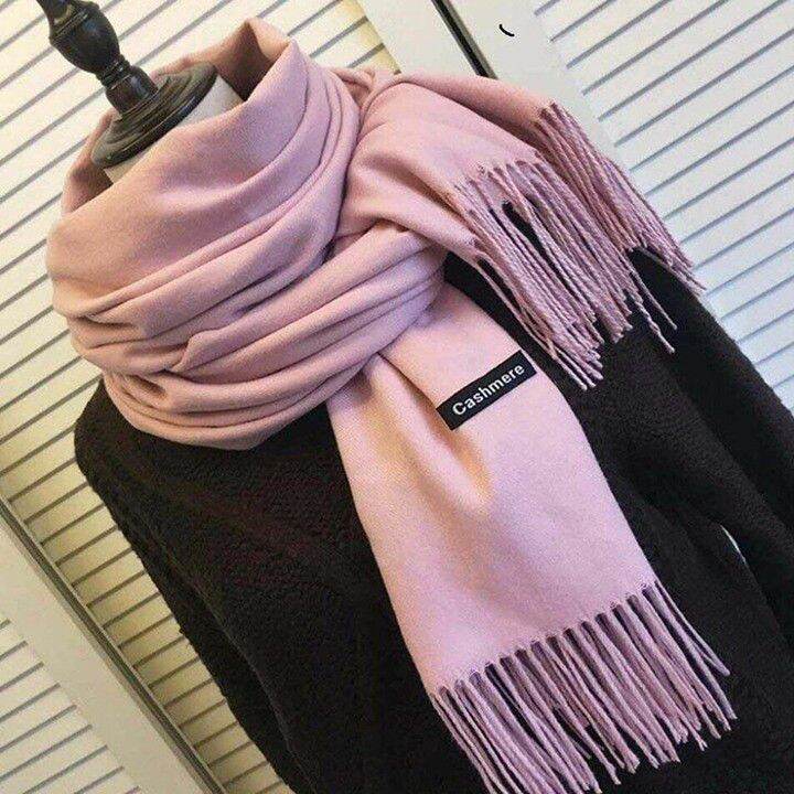 Khăn len nữ choàng cổ cao cấp Cashmere , khăn ấm quàng cổ nữ đẹp giữ ấm mùa đông