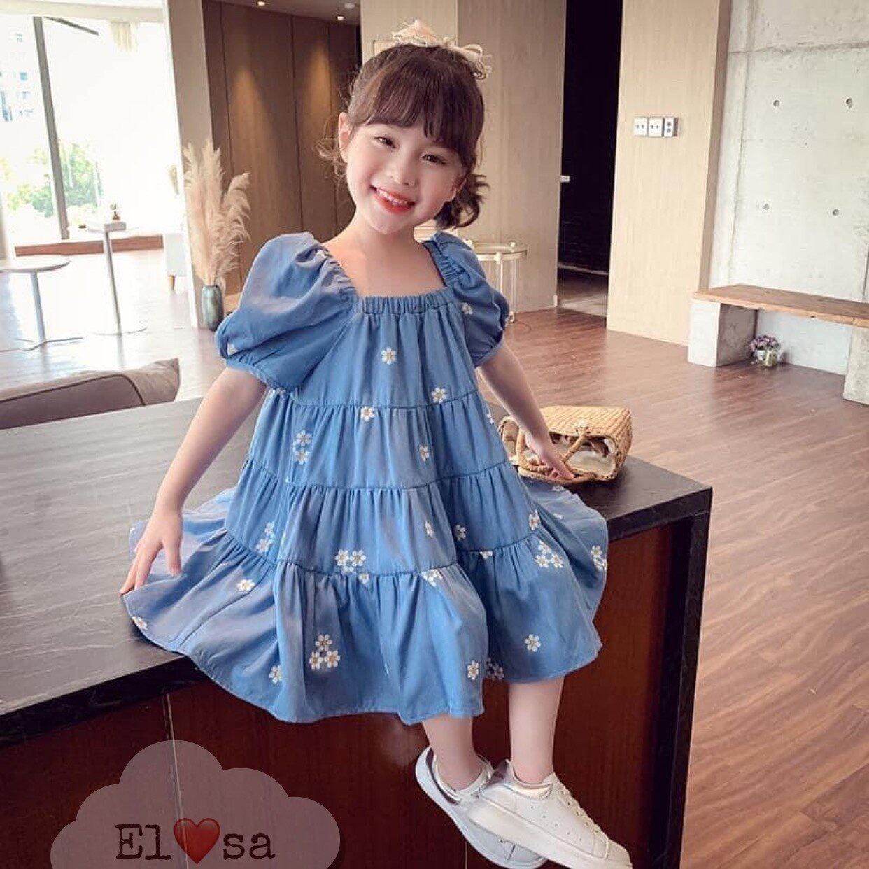 Váy hoa cúc babydoll