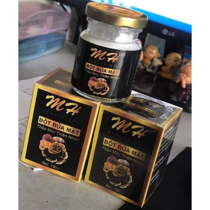 BỘT RỬA MẶT MH BEAUTY SPA  GIẢM MỤN THẢI ĐỘC _ CHÍNH HÃNG