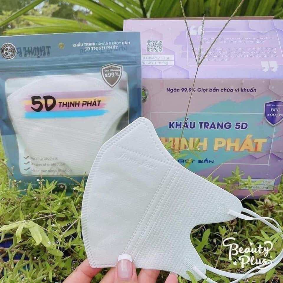 Khẩu trang 5D Thịnh phát 100c