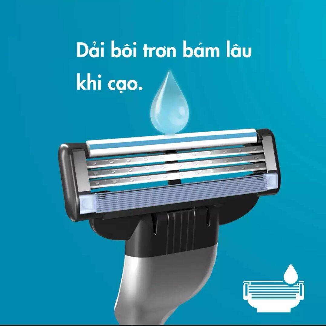 🇻🇳 Lưỡi dao cạo râu Gillette mach 3 + ( HỘP 3 LƯỠI )