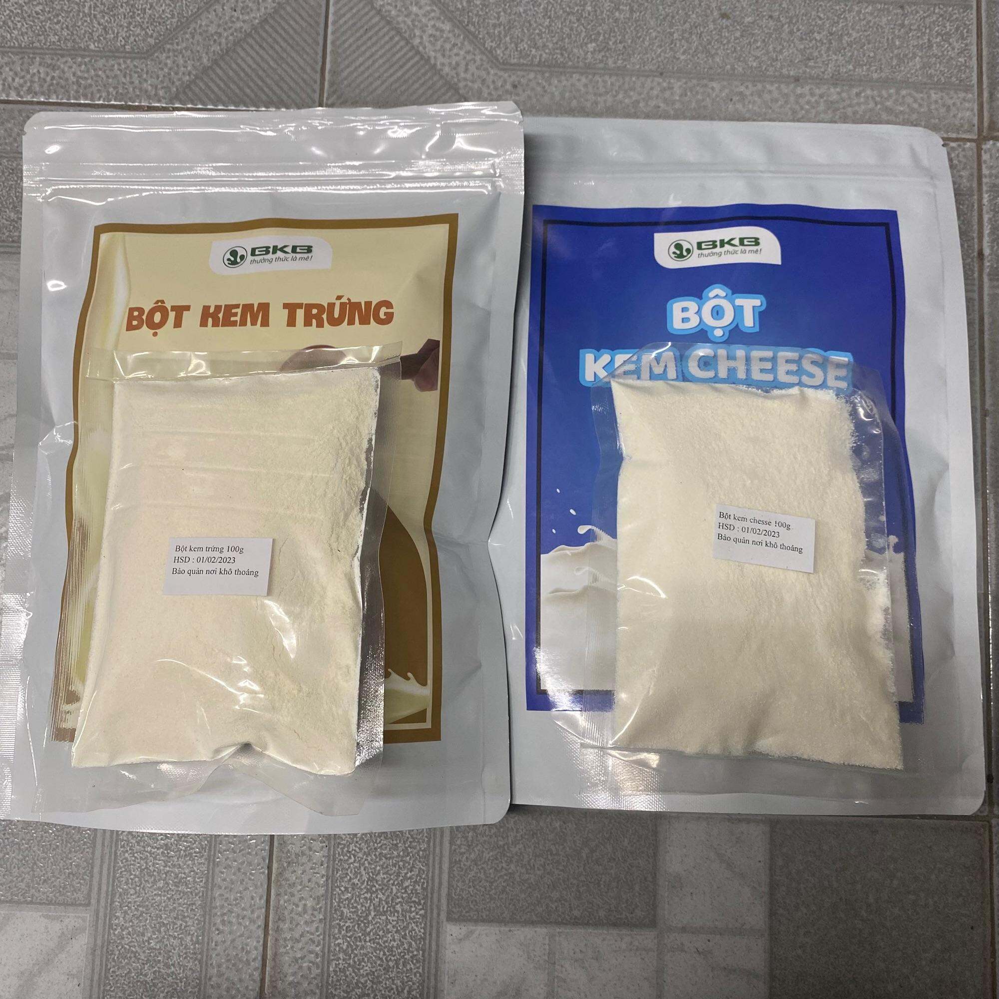 Bột kem trứng, bột kem chesse BKB chia 100g