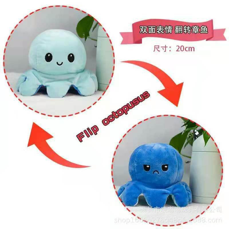 Bạch tuộc lật mặt dễ thương 20cm