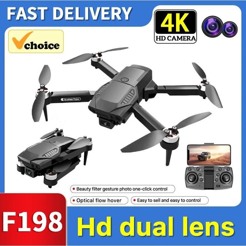 Máy Bay Không Người Lái F198 Đôi Camera Định Vị Quang Học