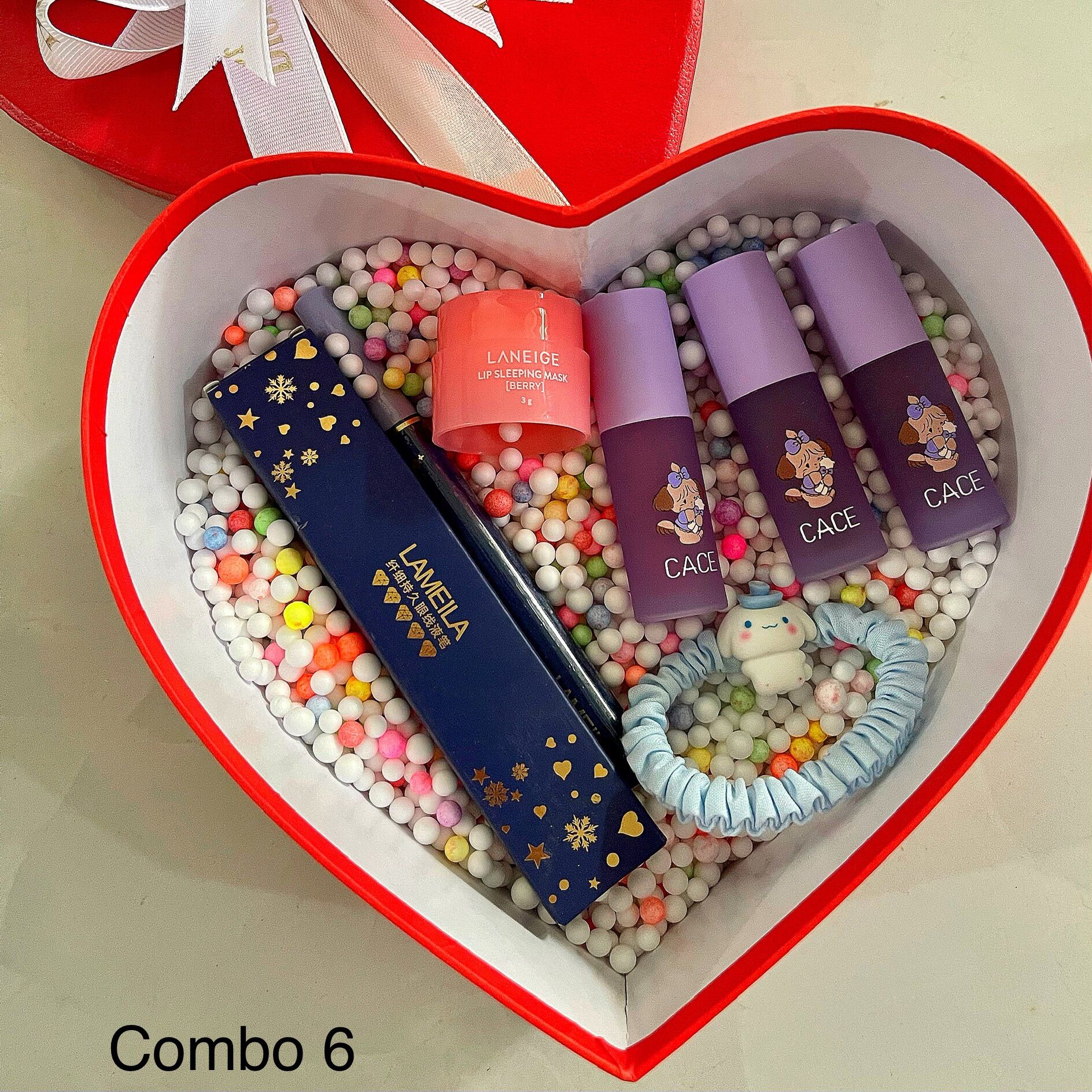 Combo quà tặng hộp tim 4 món siêu xinh