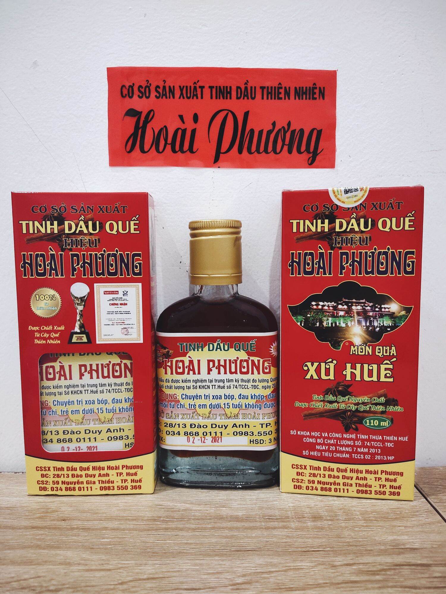 Tinh dầu QUẾ nguyên chất Hoài Phương 100ml