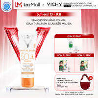 Kem chống nắng giảm thâm nám SPF 50+ Vichy Capital Soleil UVB+UVA Anti Dark Spot 3 in 1