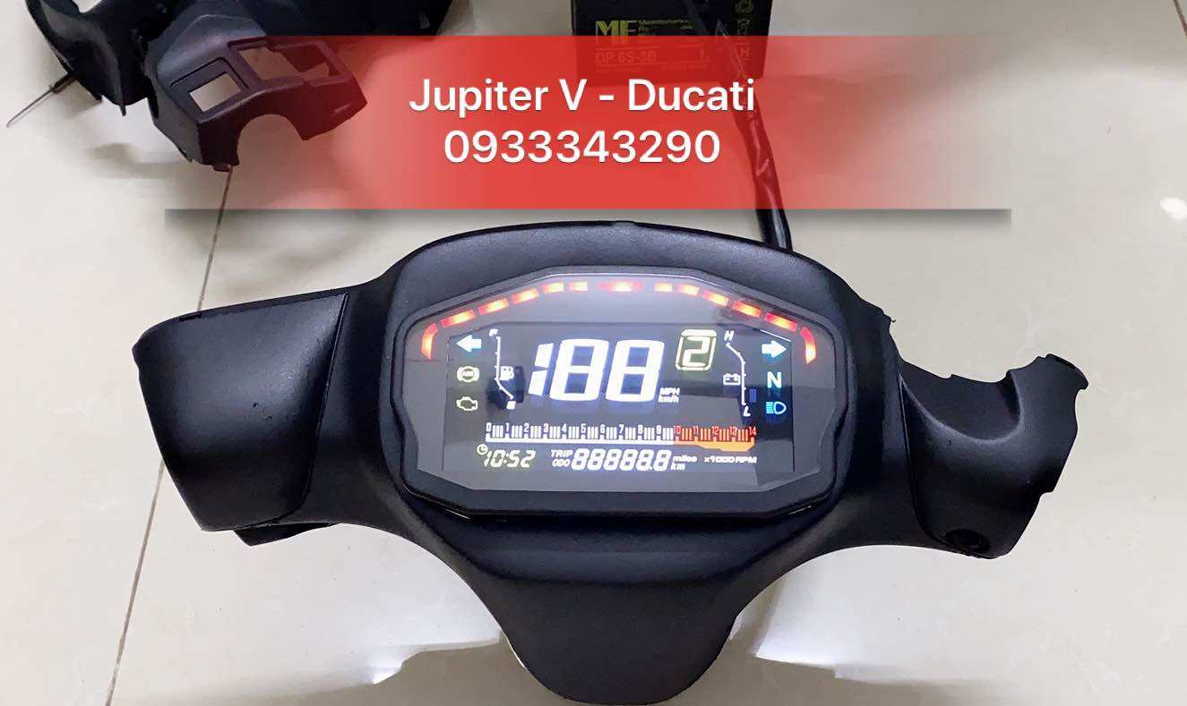 Trọn Bộ Bợ Cổ Jupiter V - Chế Đồng Hồ Ducati