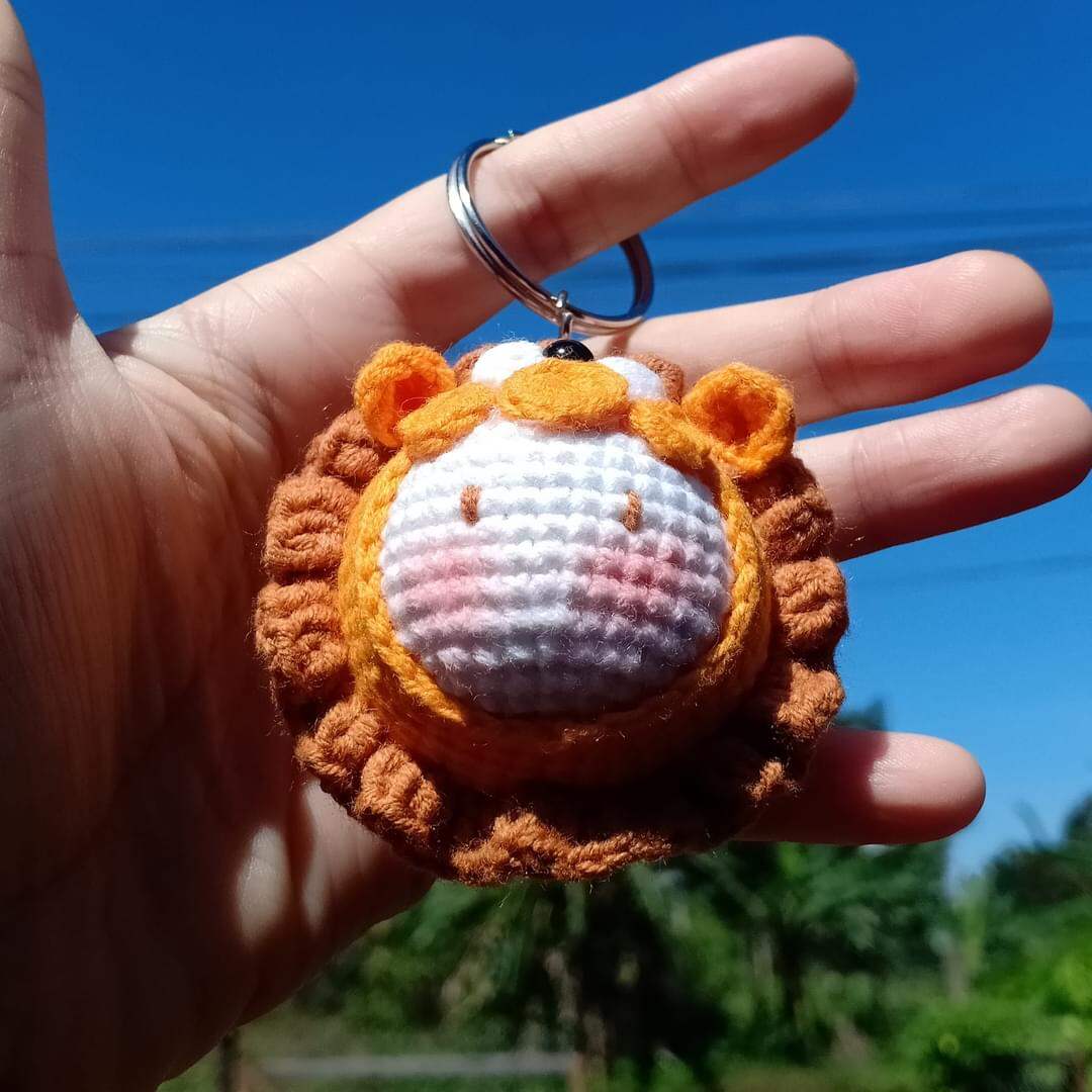 Móc khoá bằng len hàng thủ công handmade