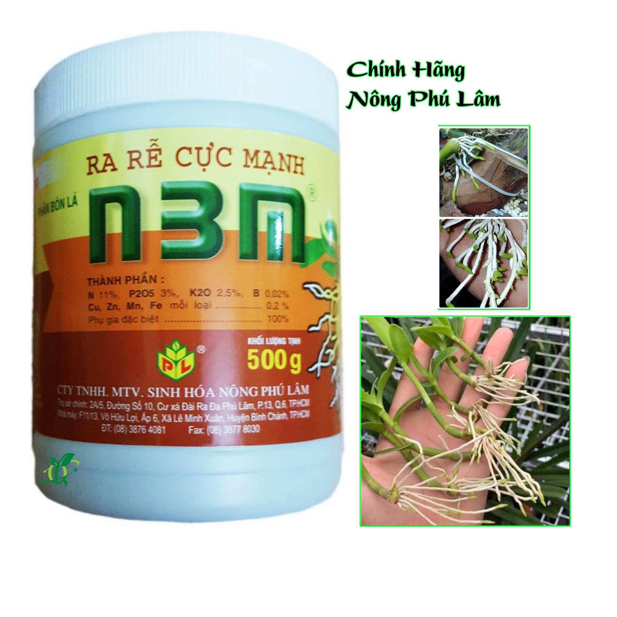 Kích thích ra rễ n3m,hũ 500gam