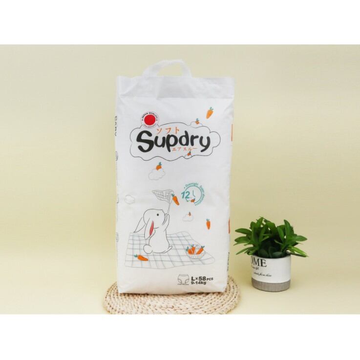 Tã/bỉm SUPDRY trắng cao cấp. Đủ size