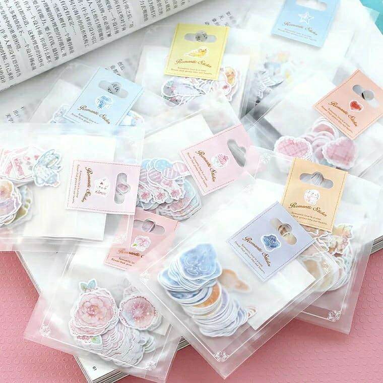 Set 70 sticker cute trang trí bullet journal dễ thương - Aimée Store