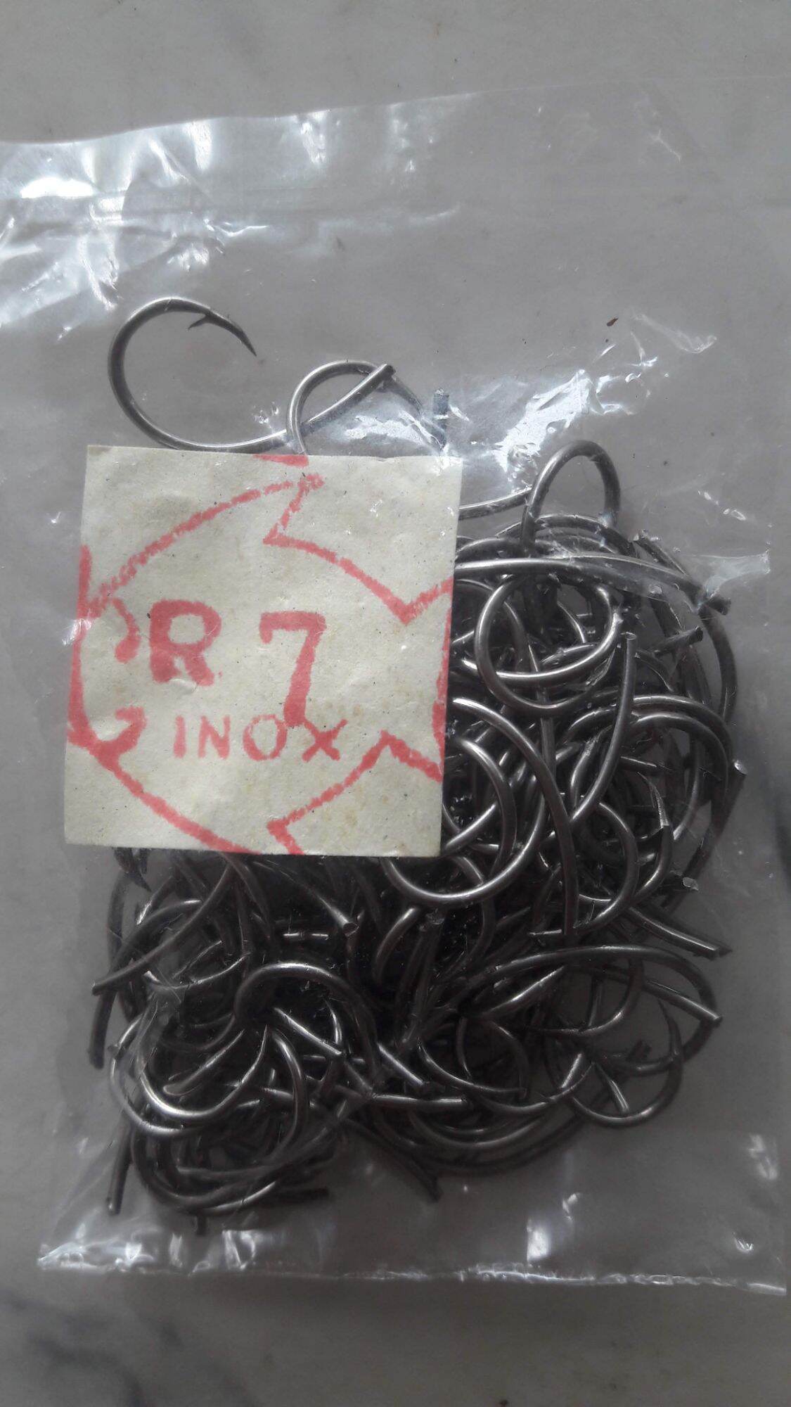 Lưỡi câu cắm ếch cá lóc r7 inox 2 gói
