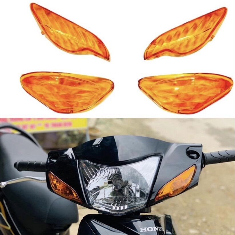 Nắp đèn xi nhan wave,xi nhan trắng wave,xi nhan cam wave 110,wave 100,50cc,50cc 2021 chính hãng