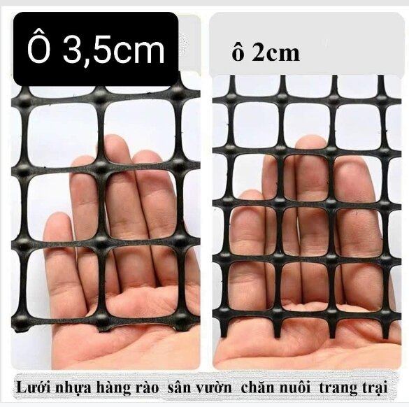 Lưới nhựa dẻo rào vườn , rào chuồng trại , làm giàn leo , cao 1m5 dài 50m