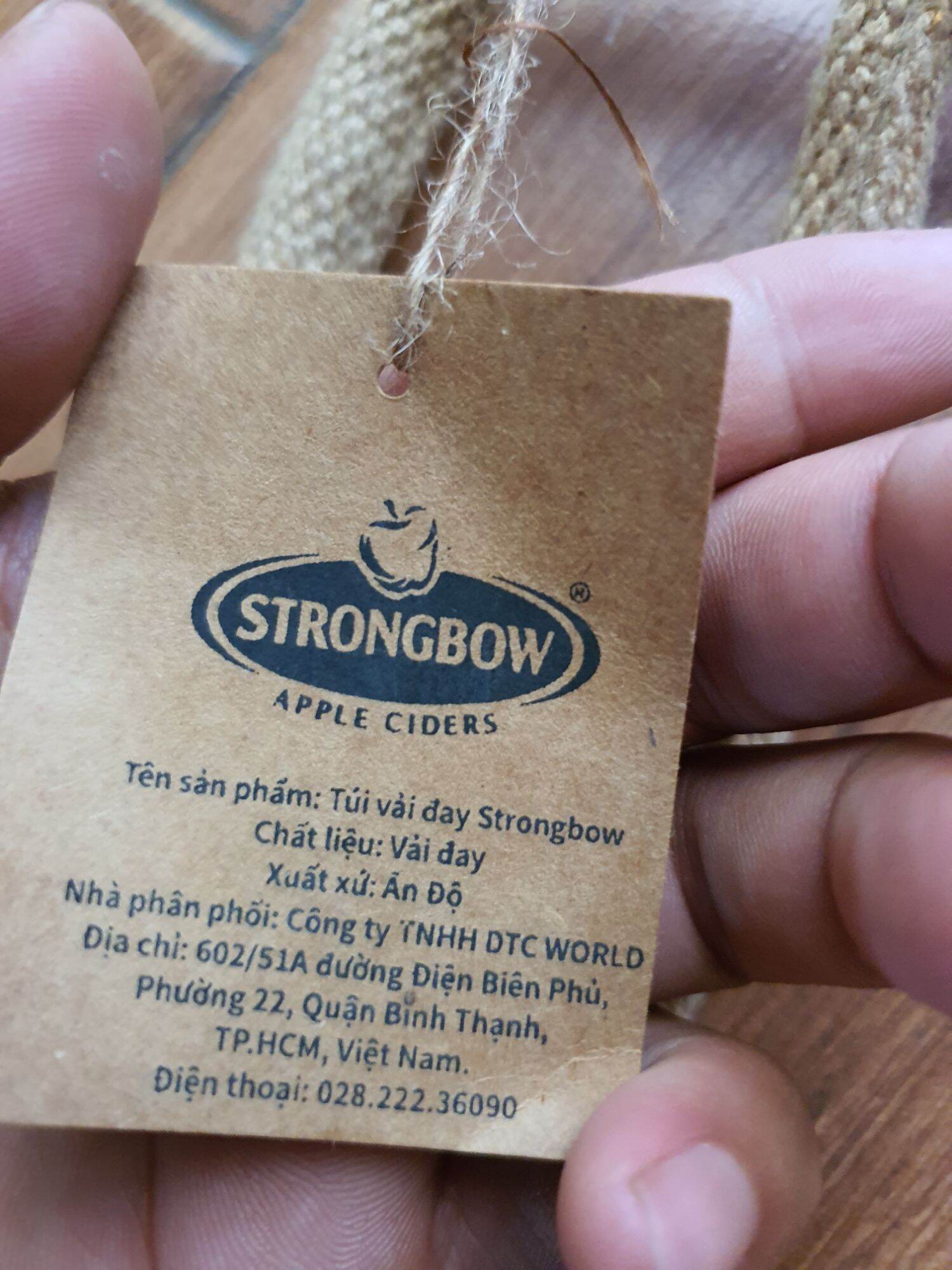 Túi vải đay Strongbow