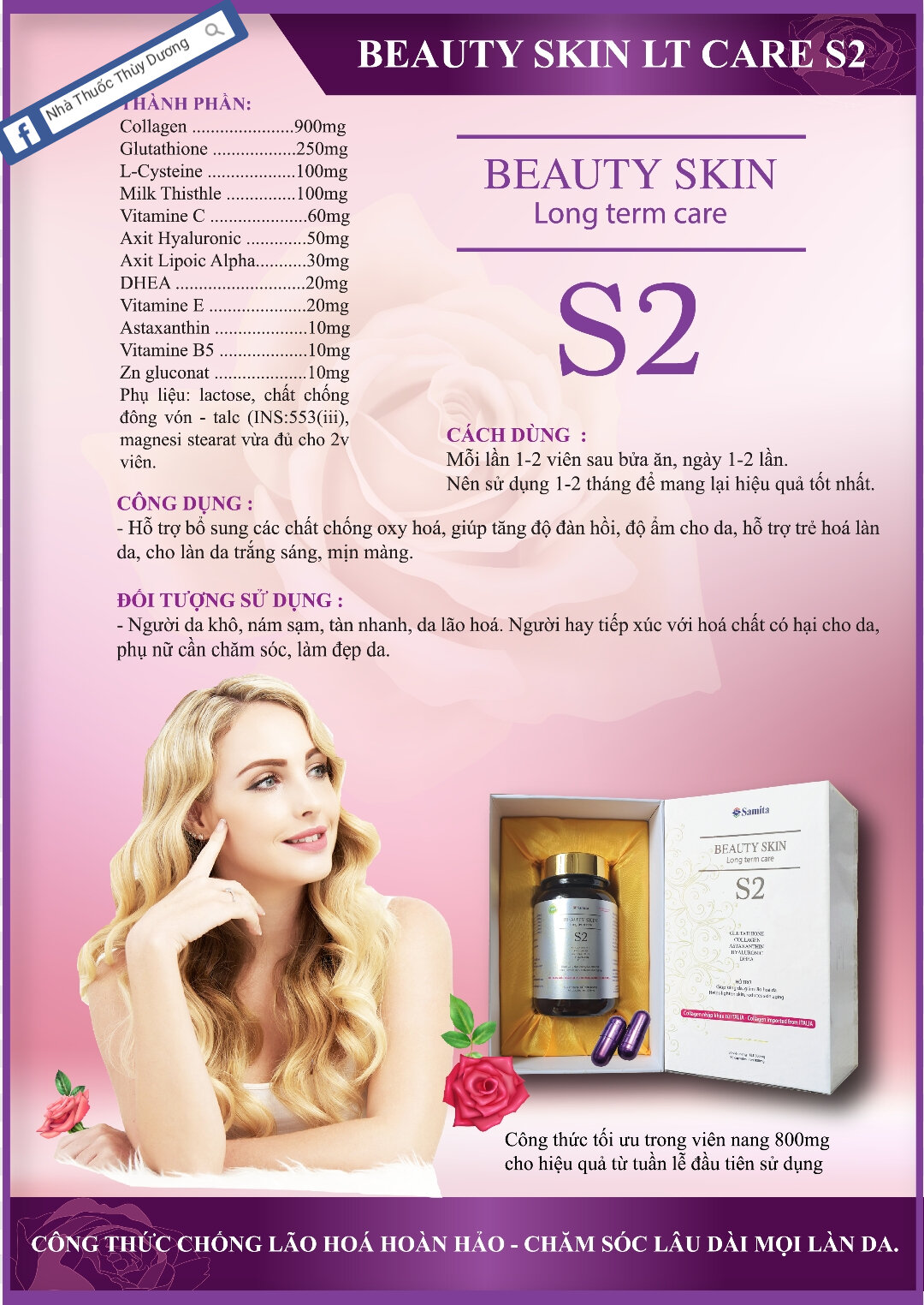 Viên uống đẹp da BEAUTY SKIN S2